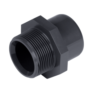 PVC adapter sa muškim navojem D63 – 50 x 1 1/2″